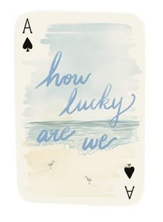 How Lucky Are We – Beach Digital Download